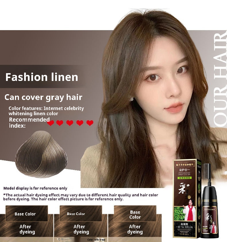Plant Pure Hair Dye Color White  Hair Color Cream